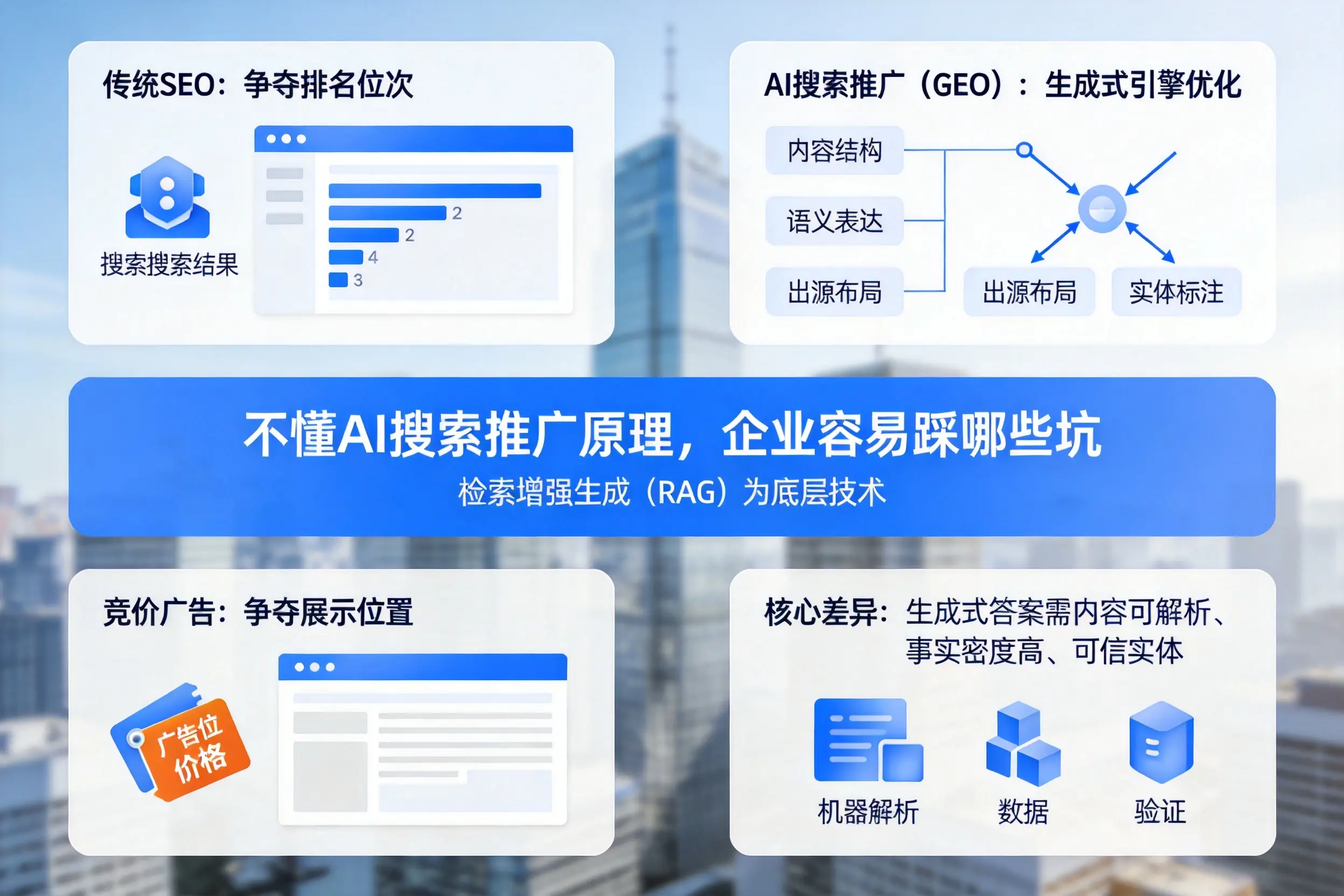 不懂AI搜索推广原理，淮南企业容易踩哪些坑