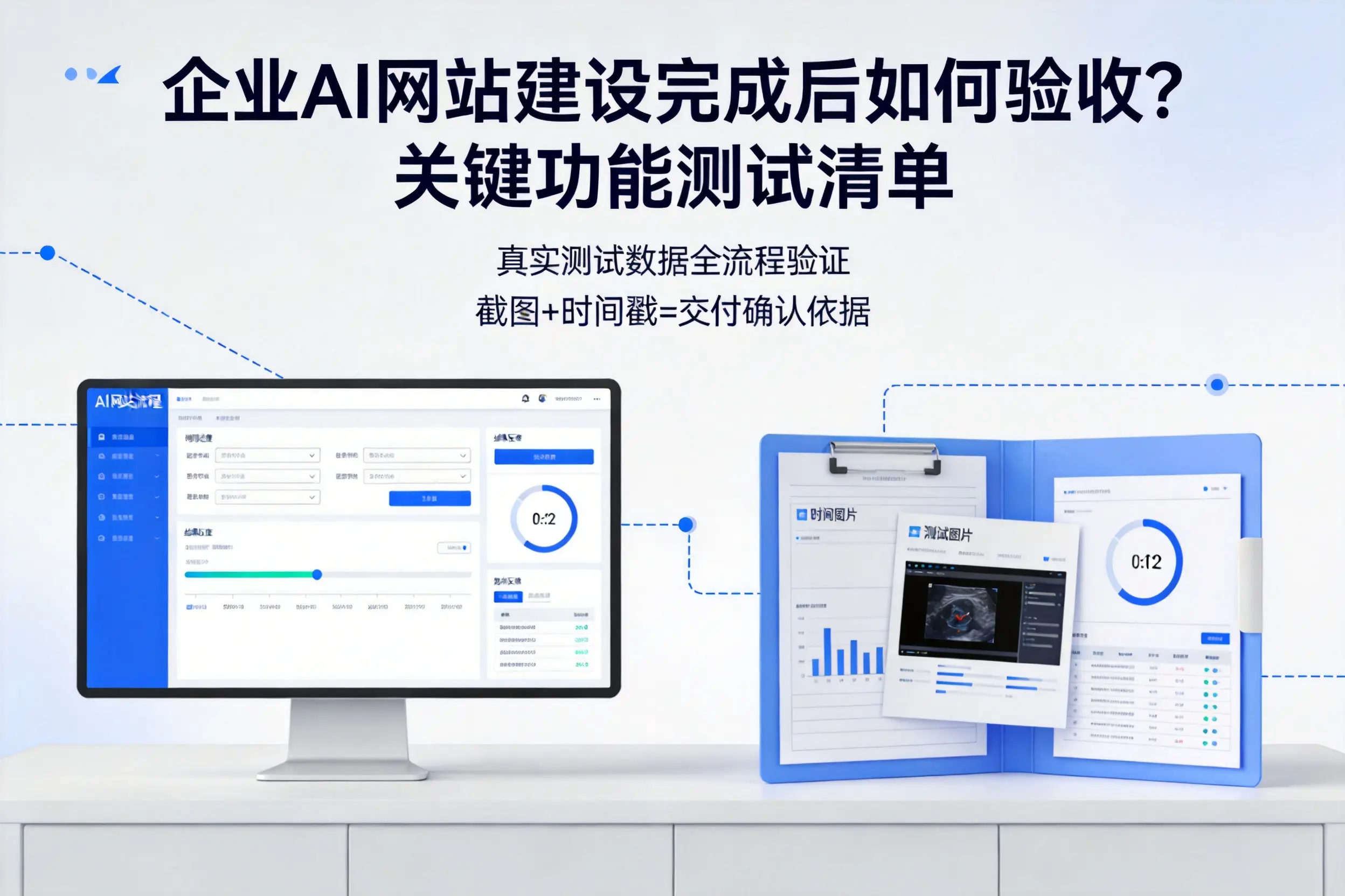 淮南企业AI网站建设完成后如何验收？关键功能测试清单