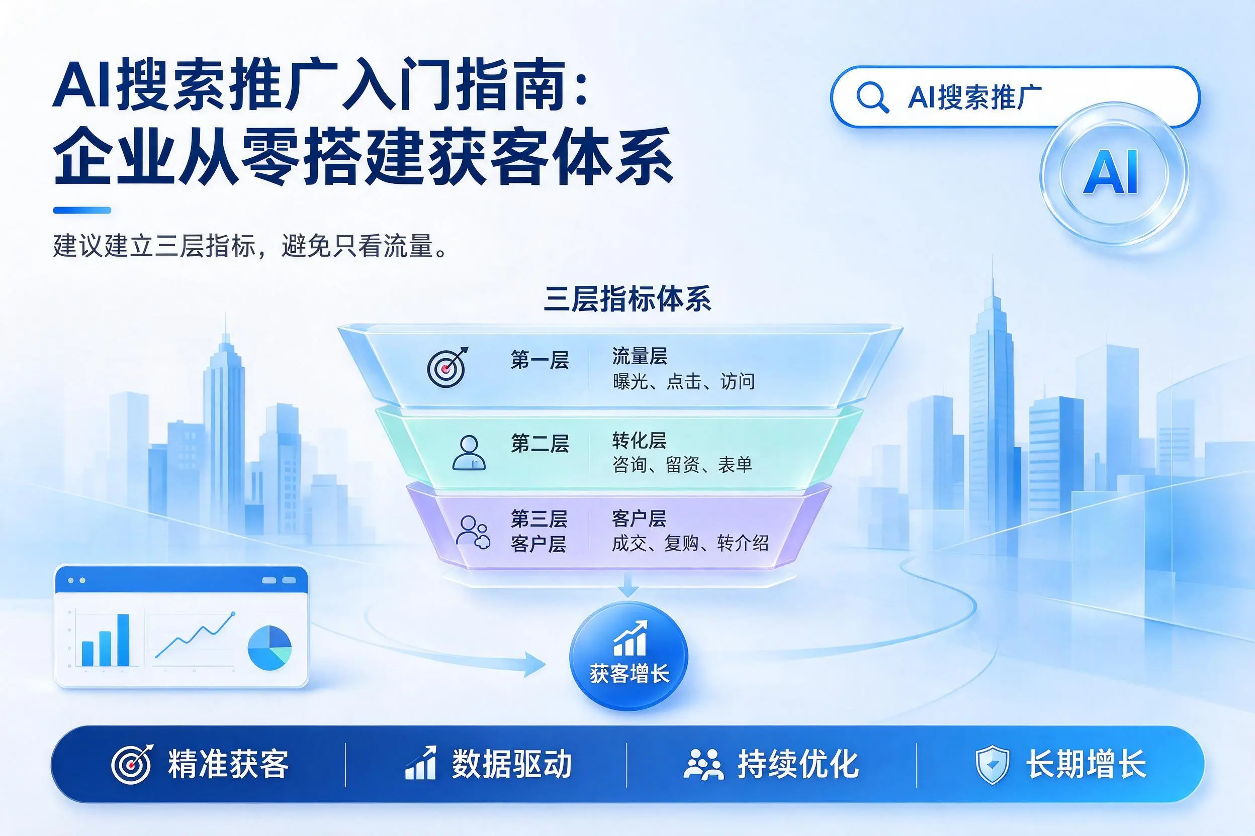 AI搜索推广入门指南:淮南企业从零搭建获客体系